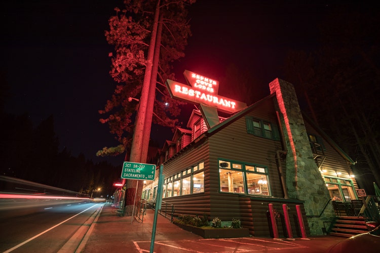 Exterior of Zephyr Cove Restaurant